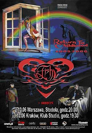 Return To Childhood Tour 2 października 2006 Warszawa